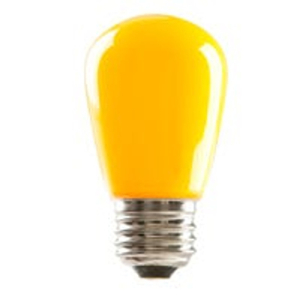 Halco S14YEL1C/LED LED S14 1.4 Watts Yellow Dimmable E26 ProLED 80520