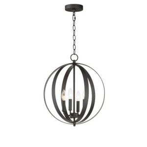 Maxim 10031BK Provident 4-Light Chandelier Black Finish OR Oil Rubbed Bronze Finish OR Satin Nickel Finish