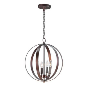 Maxim 10031BK Provident 4-Light Chandelier Black Finish OR Oil Rubbed Bronze Finish OR Satin Nickel Finish