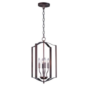 Maxim 10036BK Provident 4-Light Chandelier Black Finish OR Oil Rubbed Bronze Finish OR Satin Nickel Finish