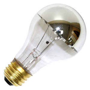 Halco A19CL60/SB 60 Watts A19 Clear Silver Bowl 130 Volt Prism 101180 