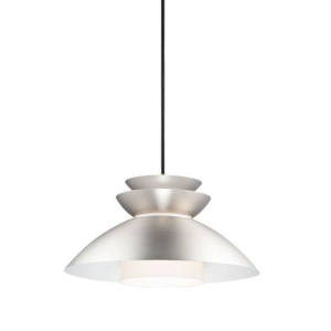 Maxim 11359WTBK Nordic 1-Light Pendant Black Finish OR White Finish OR Brushed Platinum Finish