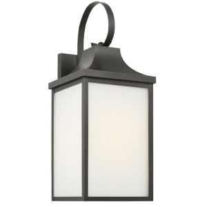 Generation Lighting GLO1031ANBZ Saybrook 1-Light Large Lantern Antique Bronze 120V 75 Watts Max with Bulb Options