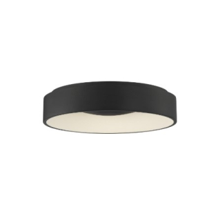 Satco 62-1452 Orbit, 20W LED Flush Mount, Black Finish