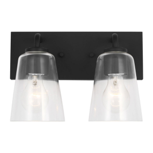 Generation Lighting GLV1062MBK Miles 2 Light 8