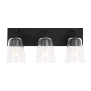 Generation Lighting GLV1063MBK Miles 3 Light 8