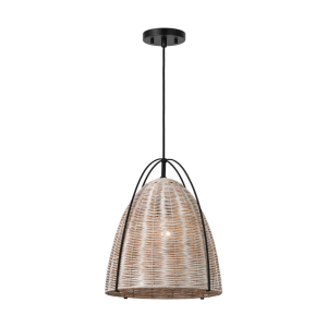 Generation Lighting GLP1081MBK-ASW Norman 13