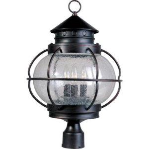 Maxim Portsmouth Series 3-Light Outdoor Pole/Post Lantern 30501CDOI