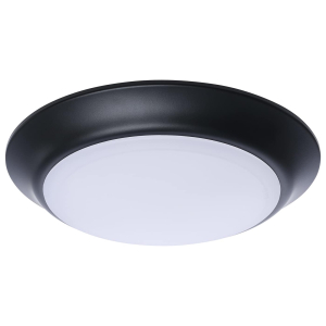 Satco/Nuvo 62-1804R1 LED Disk Light 120 Volts 9.5 Watts Natural Light Black Finish