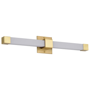 Satco/Nuvo 62-2631 Brightwyn 24 Inch LED Vanity 120 Volts 26 Watts Soft White Brushed Brass Finish