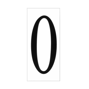 Generation Lighting 90610-68 Address Light White Plastic Number 0 Tile 