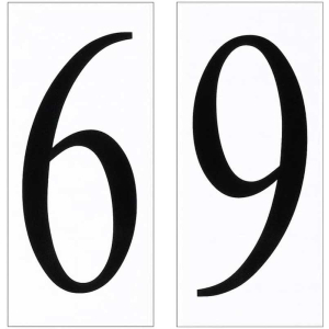 Generation Lighting 90616-68 Address Light White Plastic Number 6 or Number 9 Tile