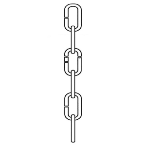 Generation Lighting 9107 Replacement Decorative Chain with Finish Options