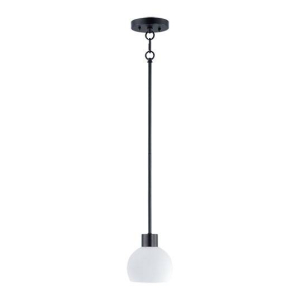 Maxim 91270SWBK Coraline 1-Light 60W 120V Mini Pendant Black OR Bronze/Satin Brass OR Satin Nickel Finish