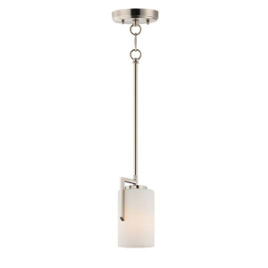 Maxim 91280SWSN Dart 1-Light 60W 120V Pendant Satin Nickel OR Satin Brassl Finish