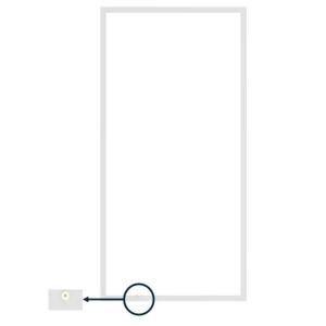 Halco FPLCR-24-LS-CS-UNV 2x4 Flat Panel Wattage and CCT Selectable Controls Ready 120-277 Volt 90523