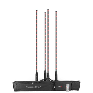 Chauvet DJ FREEDOMSTICKX4 Freedom Stick X4 32 LEDs 6.4 Watt 100-240 Volt Tri-Color RGB