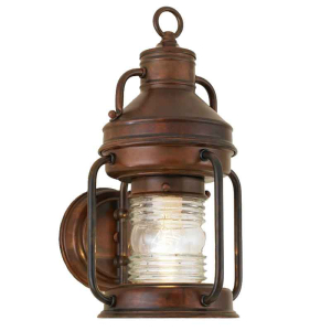 Hi-Lite H-46106-B Wall Mount Rustic Series Sea Lantern with Optional Finish