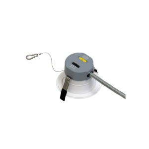 Halco Lighting Technologies CDL-6-LS-CS-WH-DDV 6in Commercial Downlight Lumen Output and CCT Select 120-277V  Dimmable TRIAC/ELV & 0-10V White Reflector White Flange 89211 