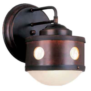 Hi-Lite H-4041-B Porthole Shade Wall Sconce 8