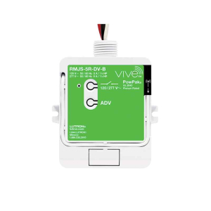 Lutron RMJS-5R-DV-B 5A PowPak Relay Module 