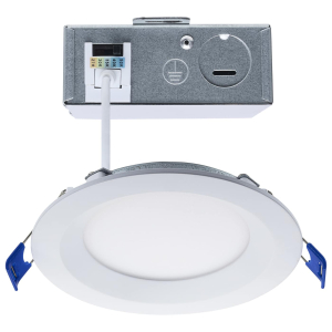 Satco/Nuvo S11870R1 LED Direct Wire Downlight 120 Volts 10 Watts Natural White Matte White Finish