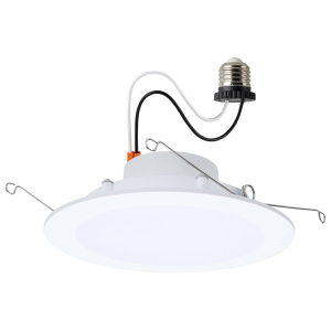 Satco/Nuvo S11892 LED Downlight Retrofit 120 Volts Natural White E26 Base Matte White Finish
