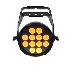Chauvet DJ SLIMPARPROQIP 12 LEDs 72 Watt 100-240 Volt Outdoor-rated, Quad-color LED Wash Light with Power Cord