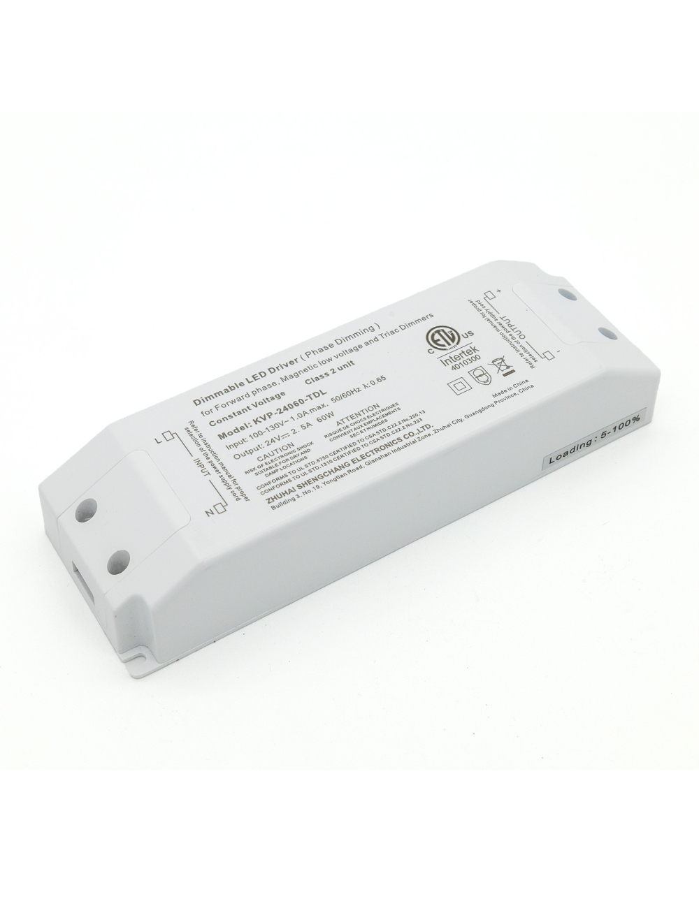 SC Power KVP-24060-TDL Constant Voltage Phase/Triac Dimmable