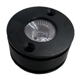 Dauer Iris 316 Stainless Steel Integrated LED 12 Volt 1.7 Watt 2700K/3000K Black Powder Coat Finish 489875